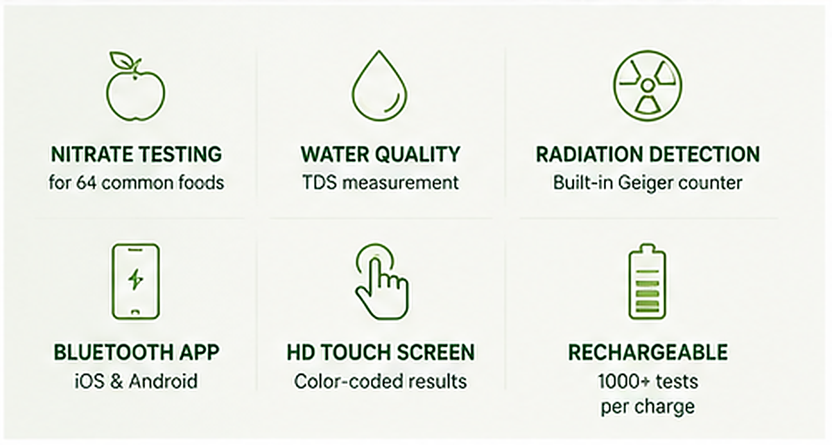 Greentest ECO 6 — Food, Water & Radiation Safety Tester