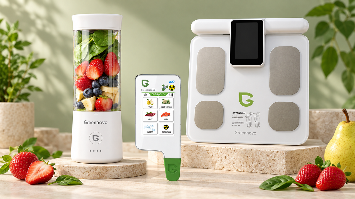 Greentest ECO 6, Greennovo blender and Body-fit scale